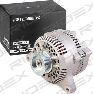 RIDEX 4G0206 - Генератор autospares.lv