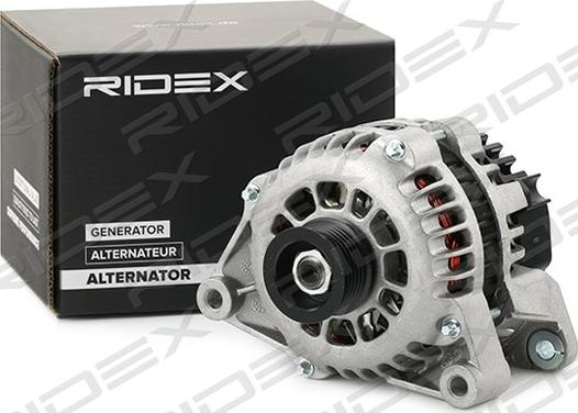 RIDEX 4G0236 - Генератор autospares.lv