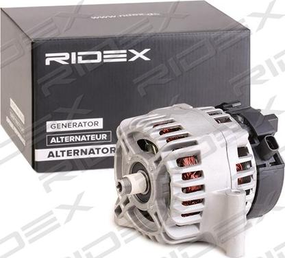 RIDEX 4G0747 - Генератор autospares.lv