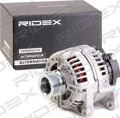 RIDEX 4G0789 - Генератор autospares.lv