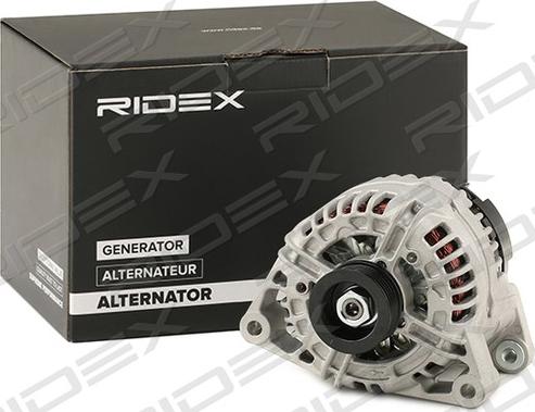 RIDEX 4G0783 - Генератор autospares.lv