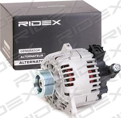 RIDEX 4G0774 - Генератор autospares.lv