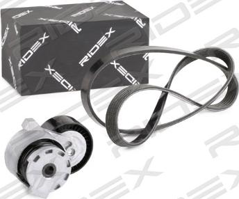 RIDEX 542R0011 - Поликлиновый ременный комплект autospares.lv