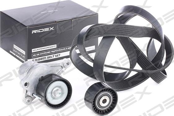RIDEX 542R0022 - Поликлиновый ременный комплект autospares.lv