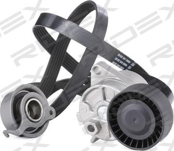 RIDEX 542R0388 - Поликлиновый ременный комплект autospares.lv