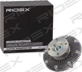 RIDEX 509C0065 - Сцепление, вентилятор радиатора autospares.lv