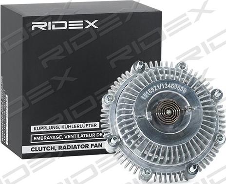 RIDEX 509C0038 - Сцепление, вентилятор радиатора autospares.lv