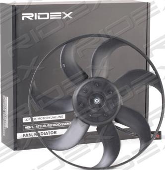 RIDEX 508R0097 - Вентилятор, охлаждение двигателя autospares.lv