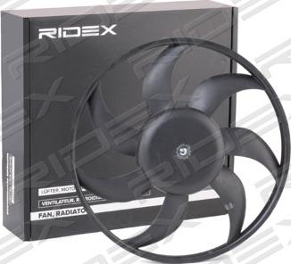 RIDEX 508R0038 - Вентилятор, охлаждение двигателя autospares.lv