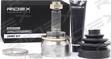 RIDEX 5J0078 - Шарнирный комплект, ШРУС, приводной вал autospares.lv