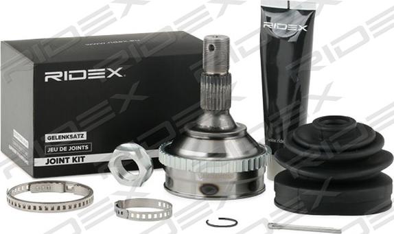 RIDEX 5J0289 - Шарнирный комплект, ШРУС, приводной вал autospares.lv