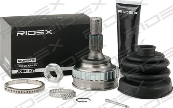 RIDEX 5J0286 - Шарнирный комплект, ШРУС, приводной вал autospares.lv