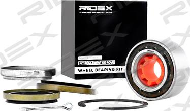 RIDEX 654W0496 - Подшипник ступицы колеса, комплект autospares.lv