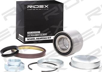 RIDEX 654W0442 - Подшипник ступицы колеса, комплект autospares.lv