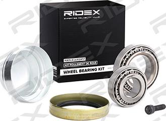 RIDEX 654W0405 - Подшипник ступицы колеса, комплект autospares.lv