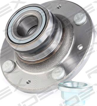 RIDEX 654W0415 - Подшипник ступицы колеса, комплект autospares.lv