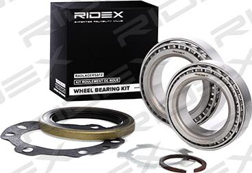 RIDEX 654W0485 - Подшипник ступицы колеса, комплект autospares.lv