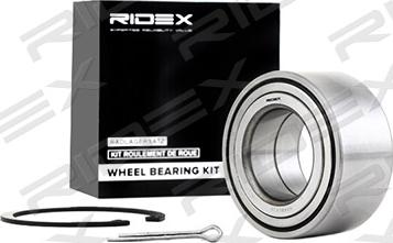 RIDEX 654W0439 - Подшипник ступицы колеса, комплект autospares.lv