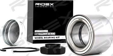 RIDEX 654W0438 - Подшипник ступицы колеса, комплект autospares.lv