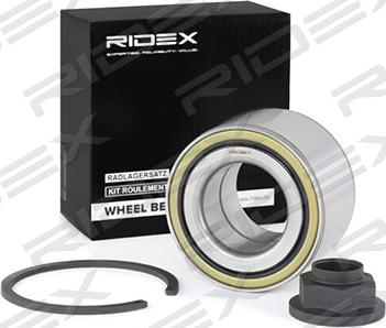 RIDEX 654W0595 - Подшипник ступицы колеса, комплект autospares.lv