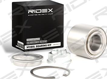 RIDEX 654W0512 - Подшипник ступицы колеса, комплект autospares.lv
