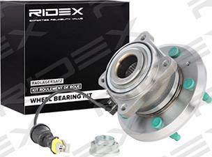 RIDEX 654W0520 - Подшипник ступицы колеса, комплект autospares.lv