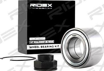 RIDEX 654W0081 - Подшипник ступицы колеса, комплект autospares.lv