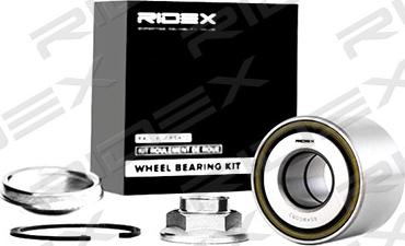 RIDEX 654W0083 - Подшипник ступицы колеса, комплект autospares.lv