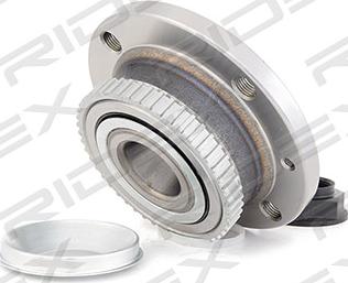 RIDEX 654W0072 - Подшипник ступицы колеса, комплект autospares.lv