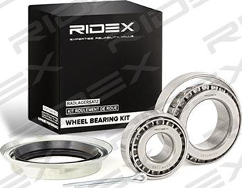 RIDEX 654W0108 - Подшипник ступицы колеса, комплект autospares.lv