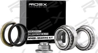 RIDEX 654W0113 - Подшипник ступицы колеса, комплект autospares.lv