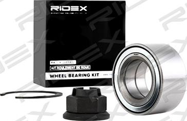 RIDEX 654W0126 - Подшипник ступицы колеса, комплект autospares.lv