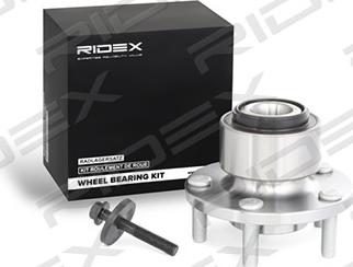 RIDEX 654W0121 - Подшипник ступицы колеса, комплект autospares.lv