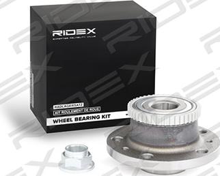 RIDEX 654W0123 - Подшипник ступицы колеса, комплект autospares.lv