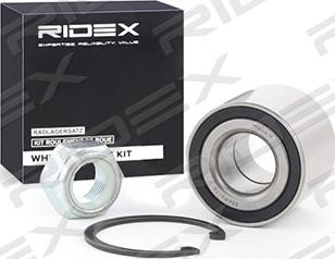 RIDEX 654W0173 - Подшипник ступицы колеса, комплект autospares.lv