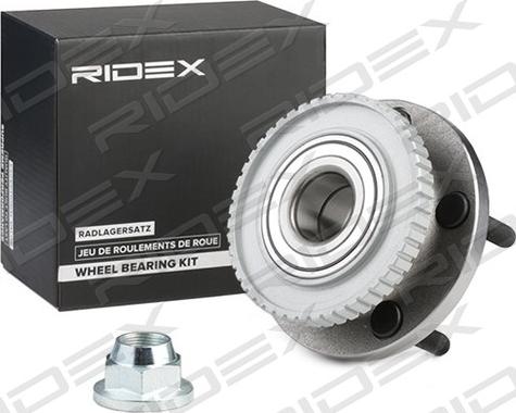RIDEX 654W0328 - Подшипник ступицы колеса, комплект autospares.lv