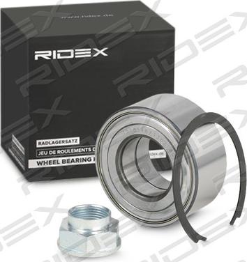 RIDEX 654W0235 - Подшипник ступицы колеса, комплект autospares.lv