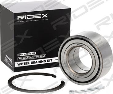 RIDEX 654W0226 - Подшипник ступицы колеса, комплект autospares.lv