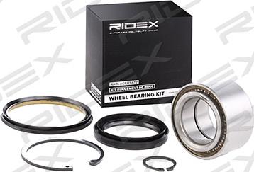 RIDEX 654W0274 - Подшипник ступицы колеса, комплект autospares.lv