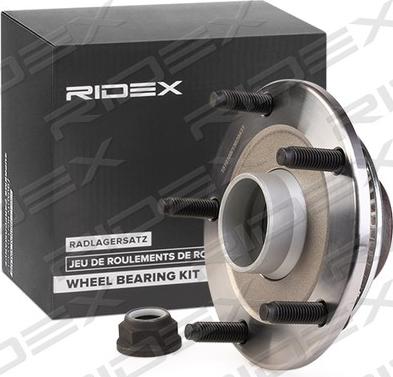 RIDEX 654W0704 - Подшипник ступицы колеса, комплект autospares.lv