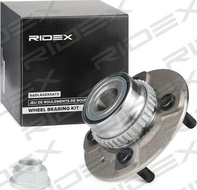 RIDEX 654W1069 - Подшипник ступицы колеса, комплект autospares.lv