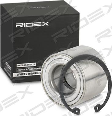 RIDEX 654W1146 - Подшипник ступицы колеса, комплект autospares.lv