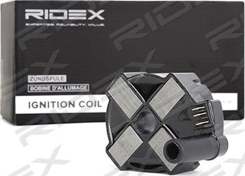 RIDEX 689C0143 - Катушка зажигания autospares.lv