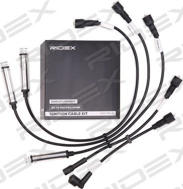 RIDEX 685I0086 - Комплект проводов зажигания autospares.lv