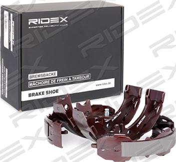 RIDEX 1419B0004 - Комплект тормозов, ручник, парковка autospares.lv