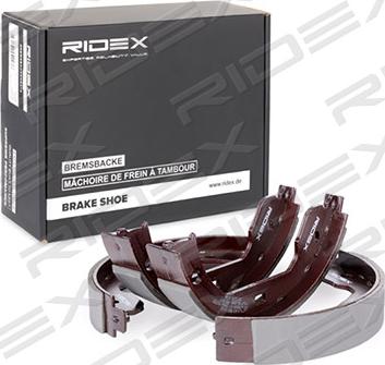 RIDEX 1419B0002 - Комплект тормозов, ручник, парковка autospares.lv