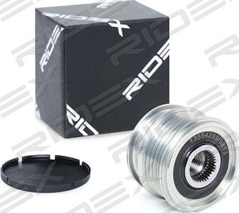 RIDEX 1390F0023 - Шкив генератора, муфта autospares.lv