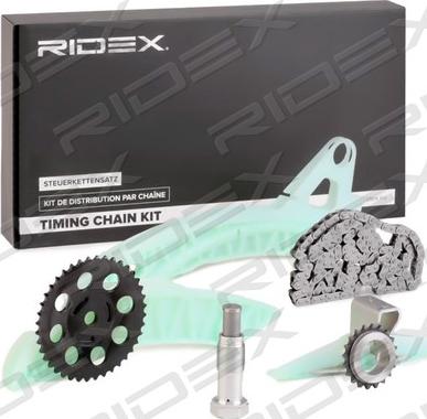 RIDEX 1389T0045 - Комплект цепи привода распредвала autospares.lv