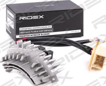 RIDEX 1385C0119 - Блок управления, отопление / вентиляция autospares.lv