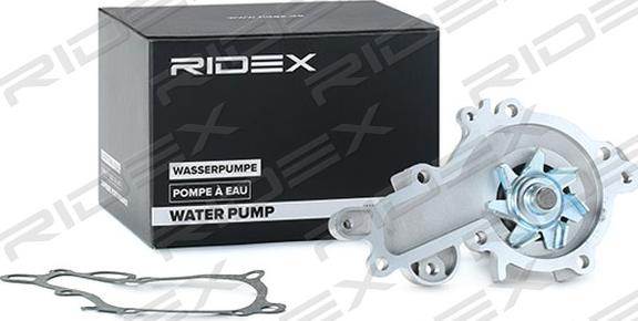 RIDEX 1260W0090 - Водяной насос autospares.lv